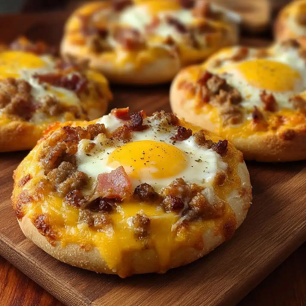 English Muffin Breakfast Pizza Recipe