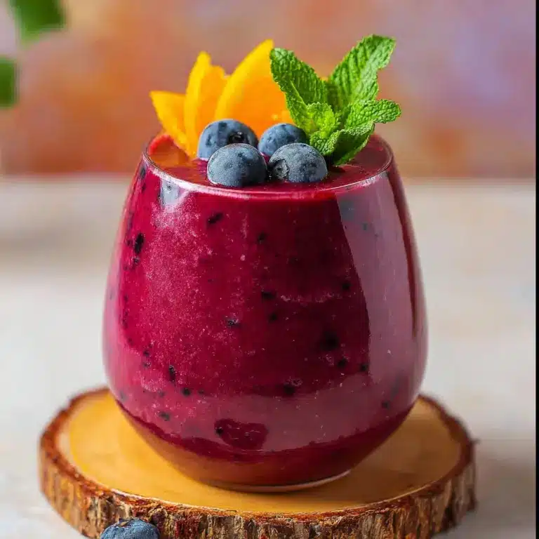 Weight Loss Smoothie Orange-Blueberry Smoothie Recipe