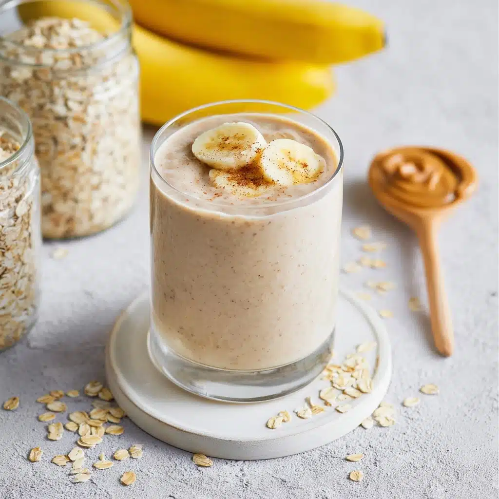 Banana Oatmeal Smoothie Recipe - Recipe Image