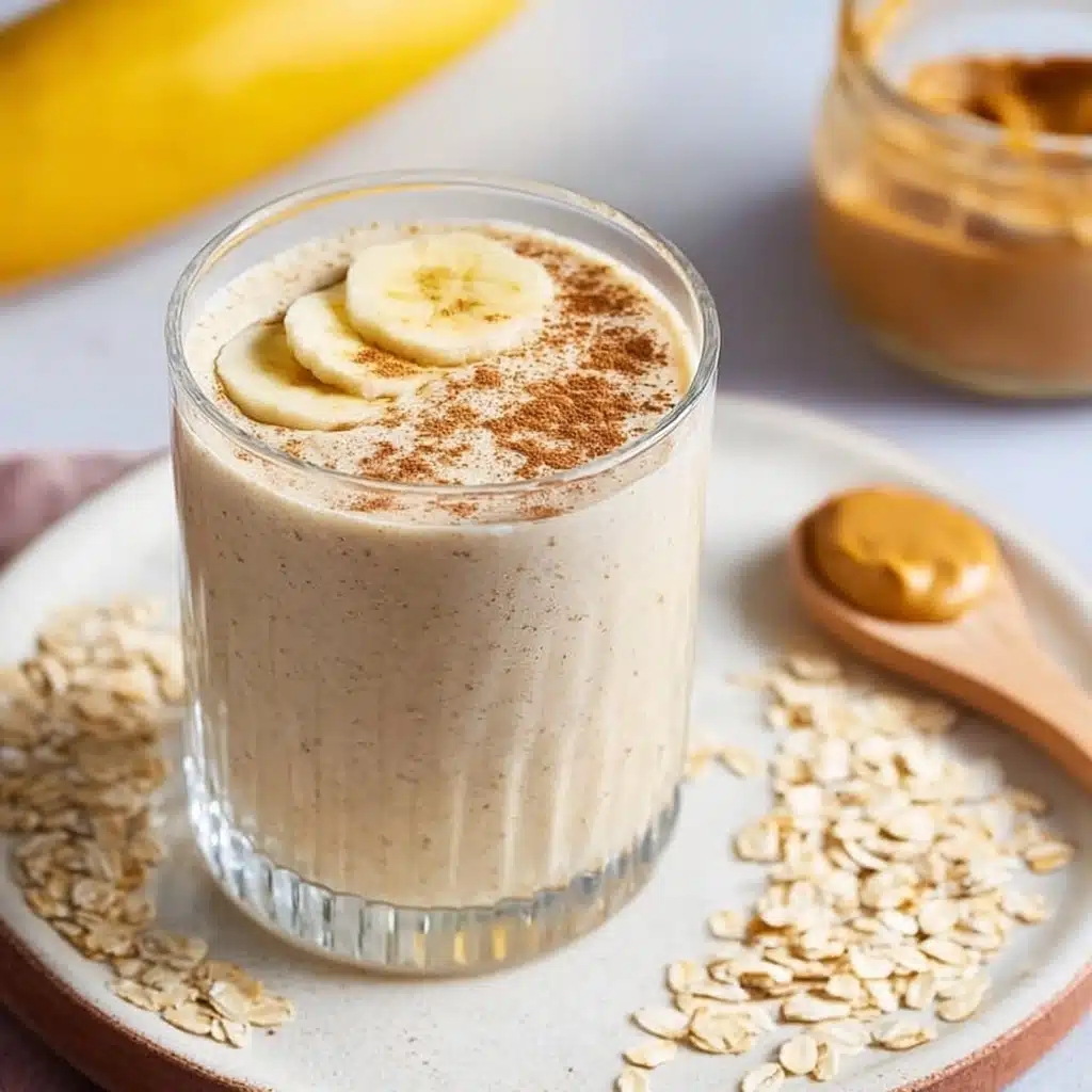 Banana Oatmeal Smoothie Recipe - Recipe Image