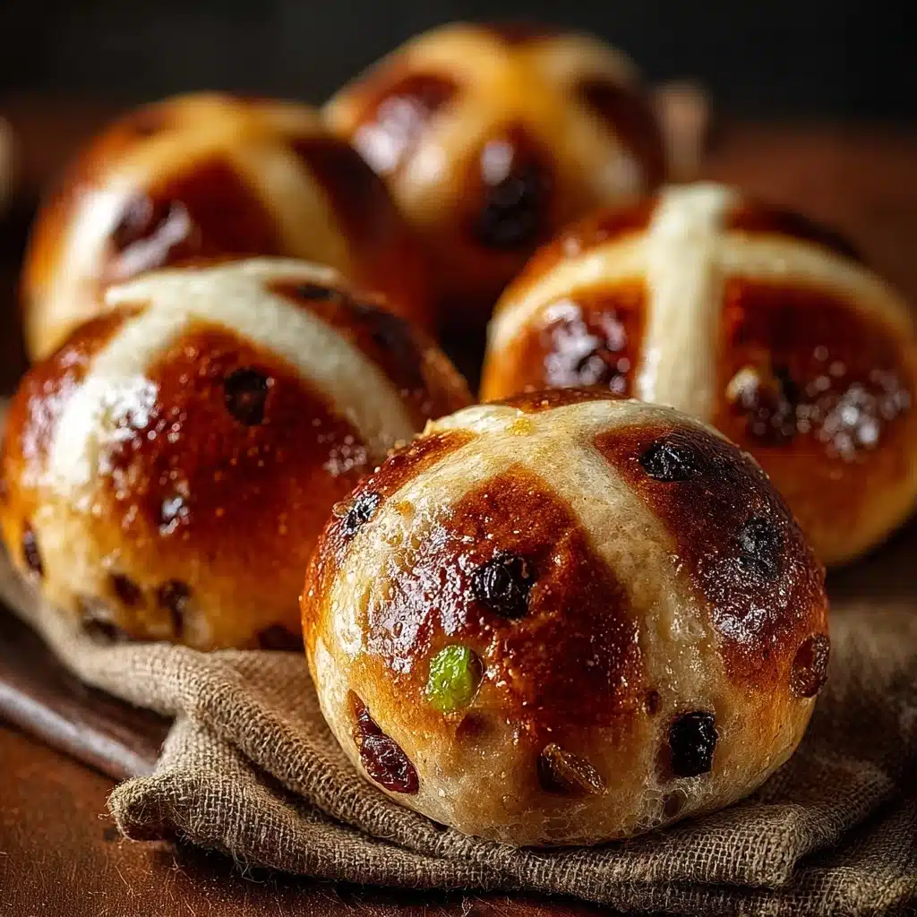 Sourdough Hot Cross Buns Recipe - Recipe Image