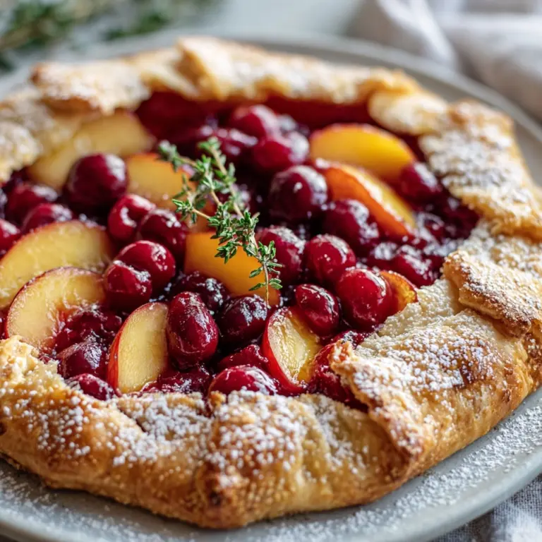 Cranberry Apple Galette Recipe