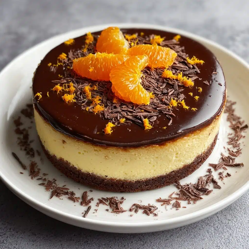 Chocolate Orange Cheesecake Recipe - Recipe Image