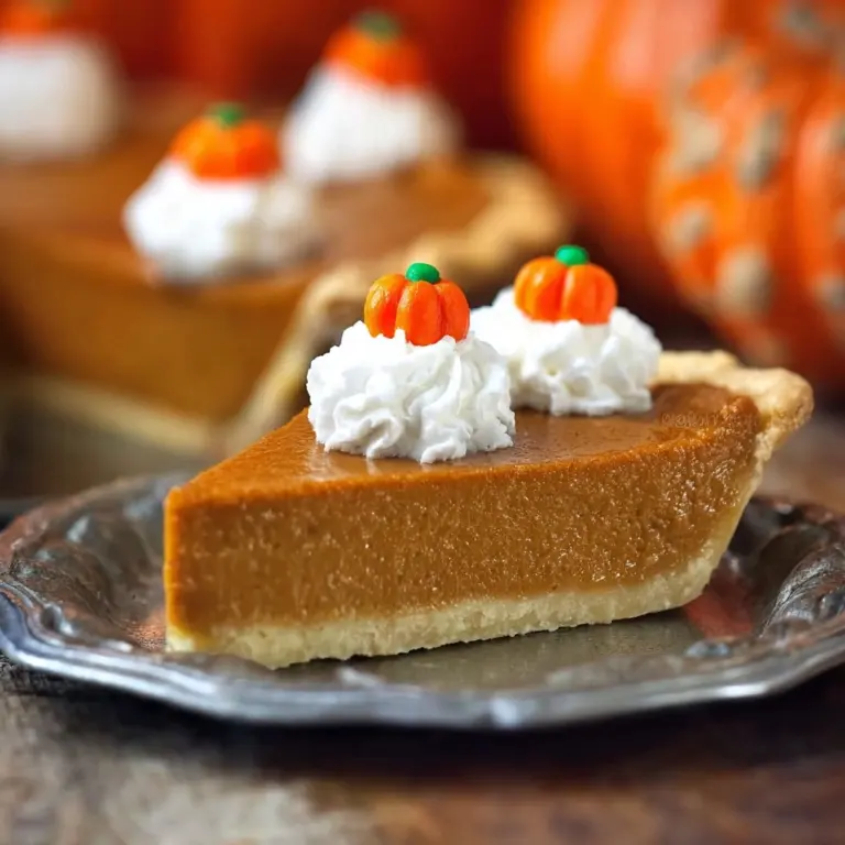 Classic Pumpkin Pie Recipe