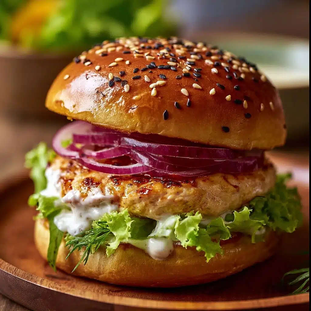 Chicken Caesar Burger Recipe