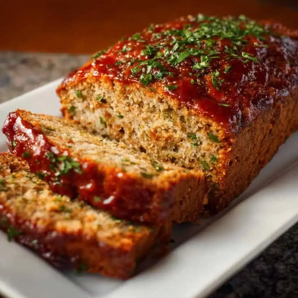 Garlic Butter Turkey Meatloaf Recipe