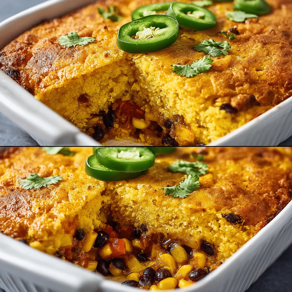 Mexican Cornbread Casserole Recipe - Recipe Image
