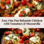 One Pan Balsamic Chicken Recipe