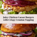 Chicken Caesar Burger Recipe