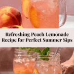 How To Make Peach Lemonade Recipe
