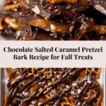 Chocolate Salted Caramel Pretzel Bark Recipe