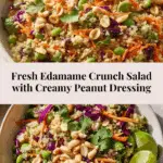 Edamame Crunch Salad with Peanut Dressing Recipe