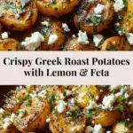 Greek Roast Potatoes With Lemon And Feta Recipe