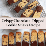 Chocolate-Dipped Cookie Sticks Recipe
