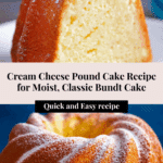 Cream Cheese Pound Cake Recipe