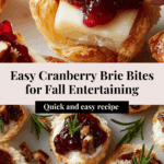 Cranberry Brie Bites Recipe