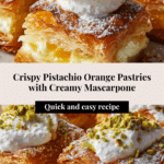 Crispy Pistachio Orange Pastries with Mascarpone Recipe