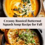 Roasted Butternut Squash Soup Recipe