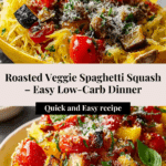 Spaghetti Squash with Roasted Vegetables Recipe