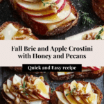 Brie, Apple, and Honey Crostini Recipe