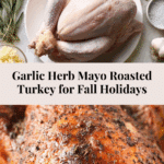 Garlic Herb Mayonnaise Roasted Turkey Recipe