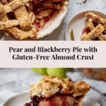 Pear Pie with Gluten Free Pie Crust Recipe