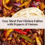 Sheet Pan Chicken Fajitas Recipe