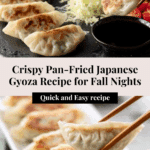 Japanese GYOZA (Dumplings) Recipe