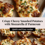 The Best Cheesy Smashed Potatoes Recipe
