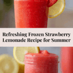 Frozen strawberry lemonade Recipe