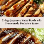 Japanese Katsu Bowls with Tonkatsu Sauce Recipe