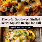 Southwest Stuffed Acorn Squash Recipe