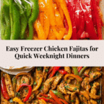 Freezer Chicken Fajitas Recipe