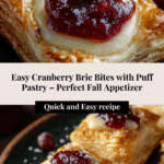 Cranberry Brie Bites Recipe