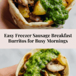 Freezer Sausage Breakfast Burrito (Paleo, AIP, Egg-free) Recipe