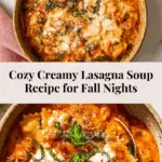 Easy Creamy Lasagna Soup Recipe