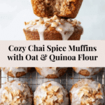 Chai Spice Oat & Quinoa Flour Muffins Recipe