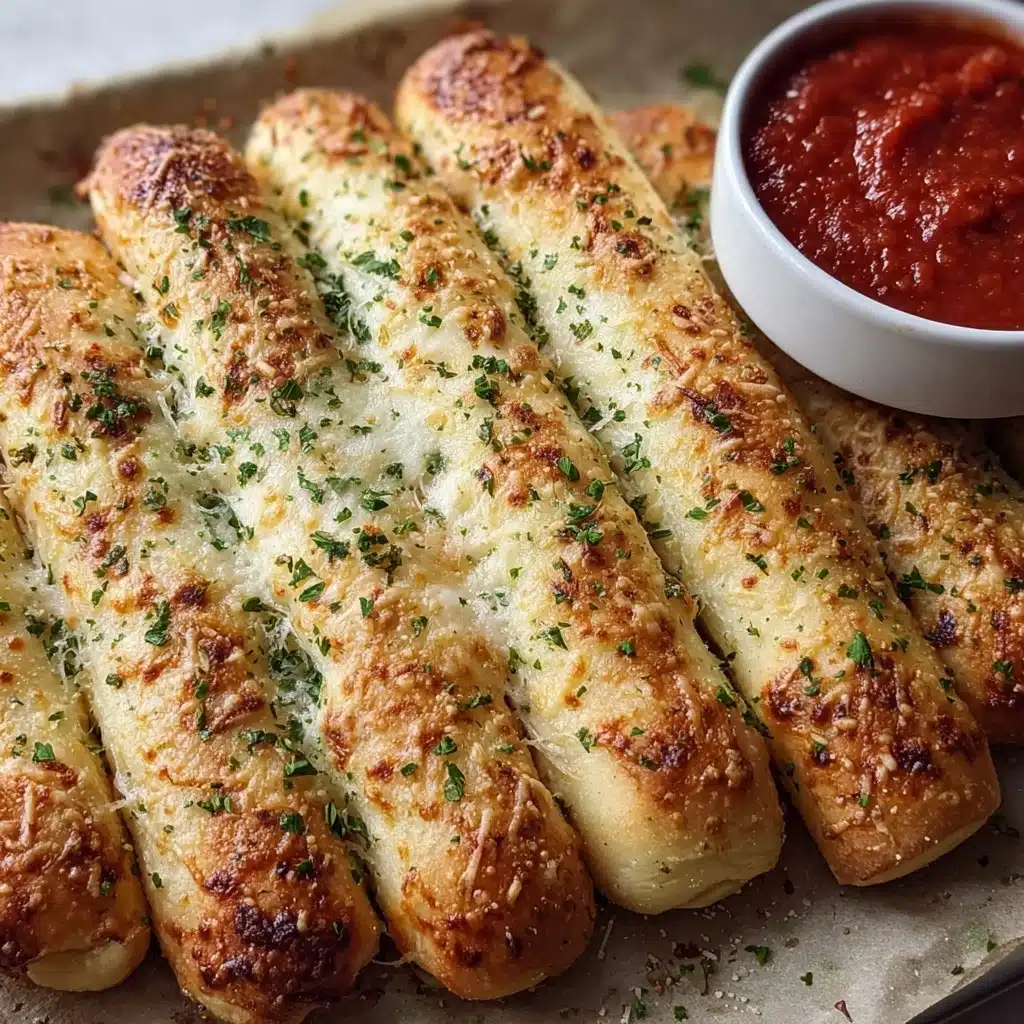 Buttery Garlic Breadsticks with Italian Seasoning Recipe - Recipe Image