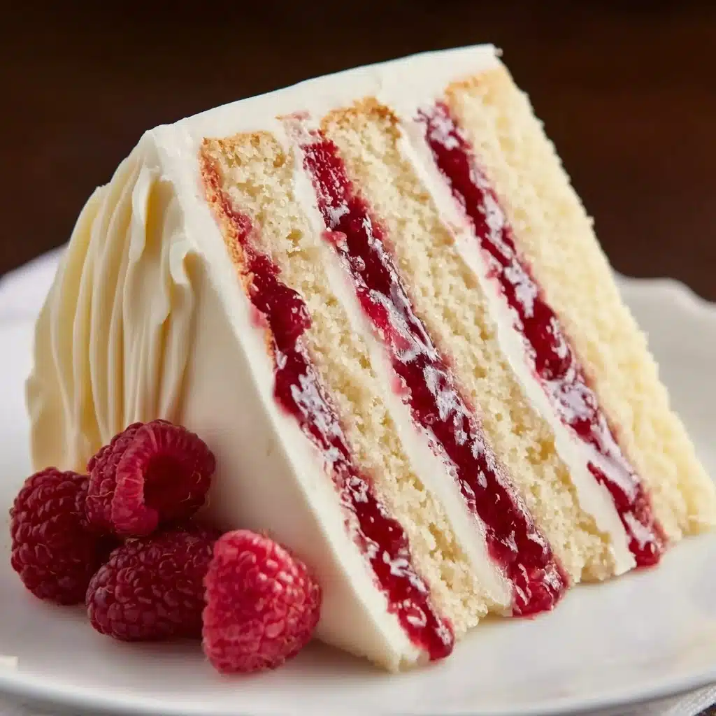 White Chocolate Raspberry Cake Recipe