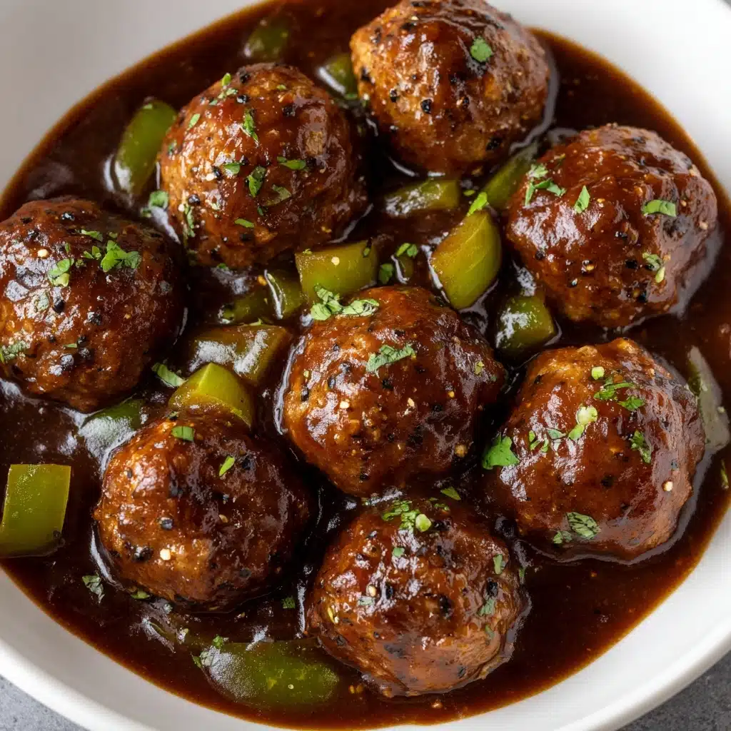 Cajun Meatballs in Brown Gravy Recipe - Recipe Image