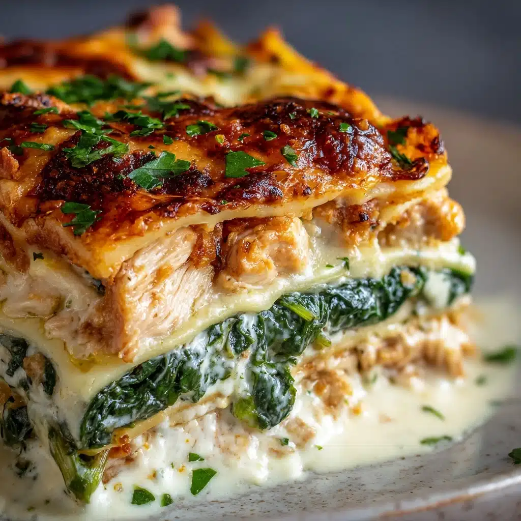 Creamy Chicken and Spinach Casserole Recipe - Recipe Image