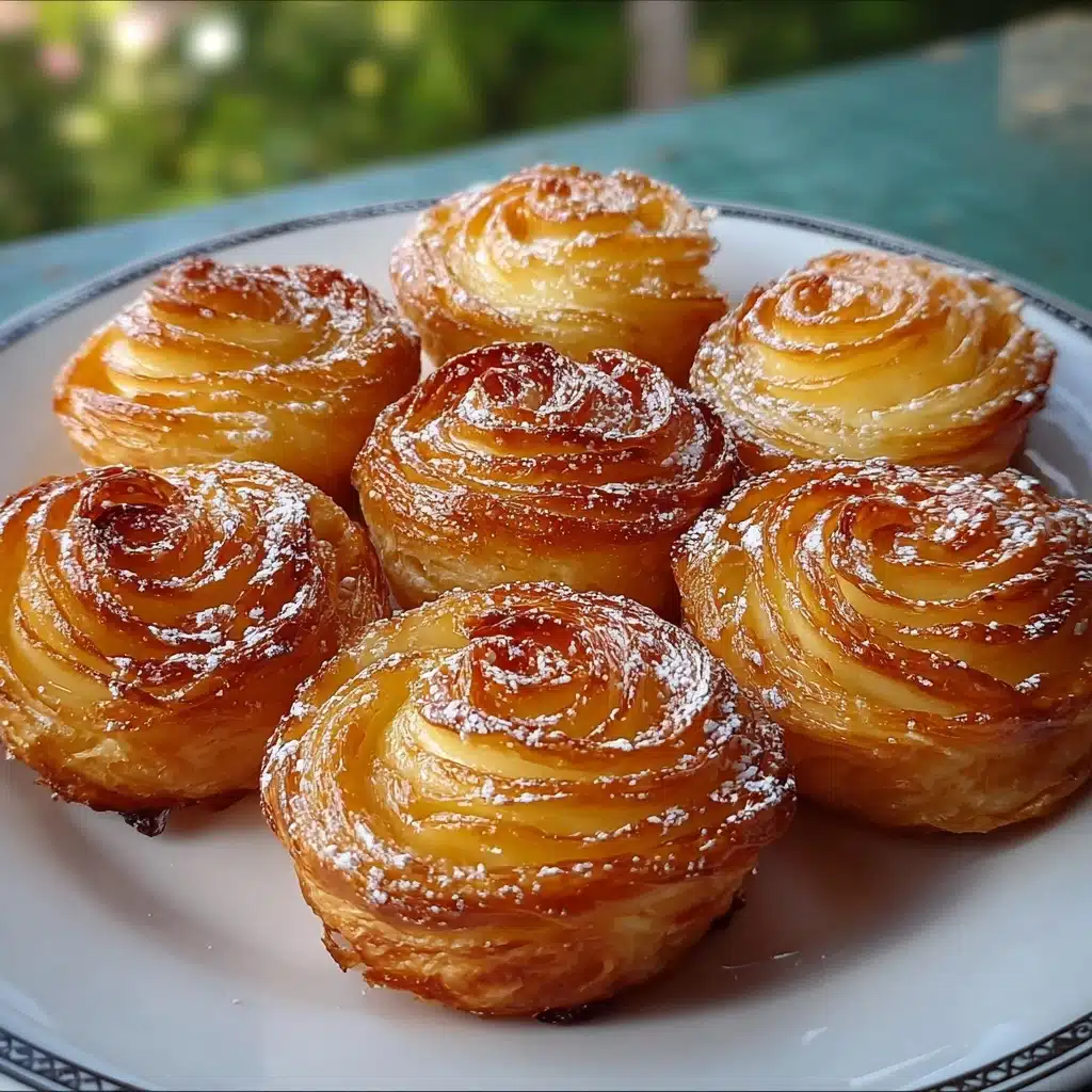 Peach Pie Cruffins Recipe - Recipe Image
