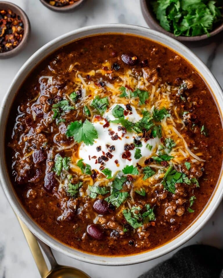 Healthy Turkey Chili with Hidden Veggies Recipe