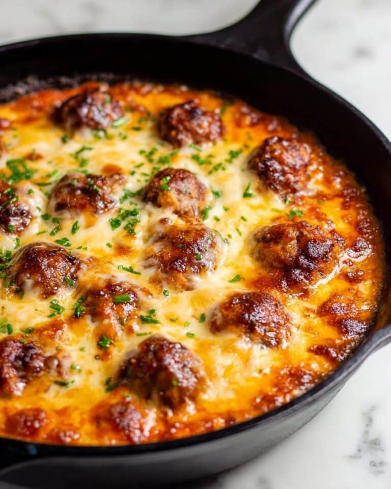 Keto Meatballs with Pizza Sauce and Mozzarella Recipe