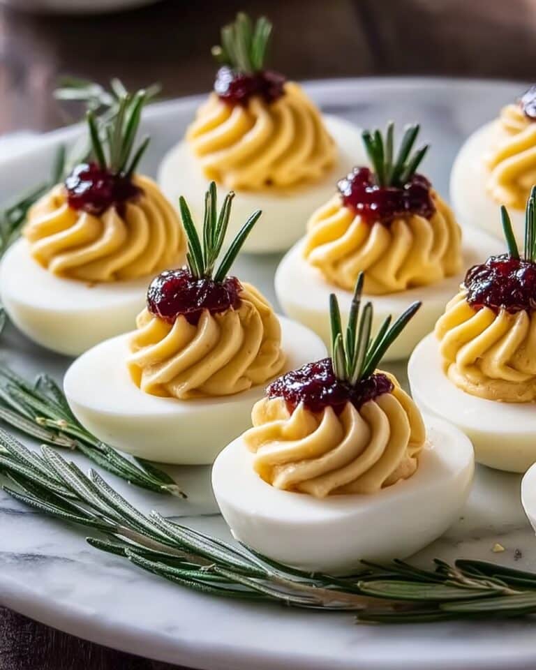 Thanksgiving Harvest Deviled Eggs Recipe