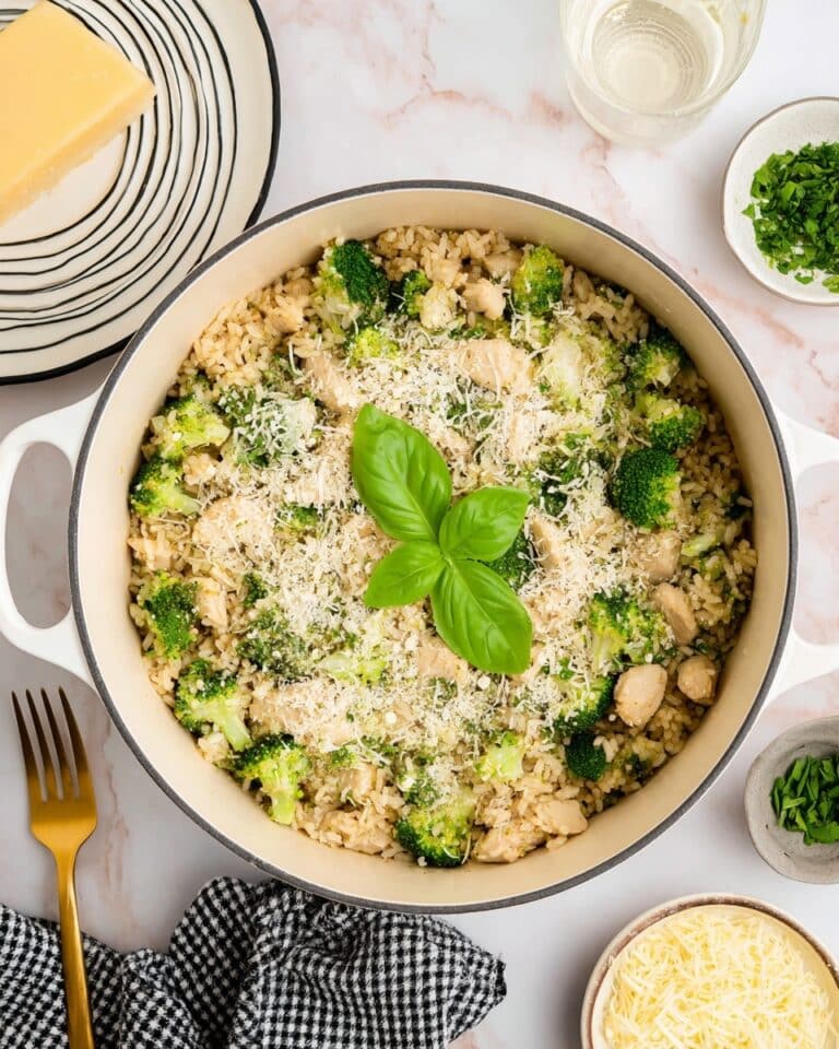 Chicken Broccoli and Rice Skillet Recipe