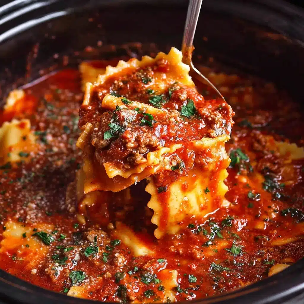 fall Crockpot Lasagna Soup Recipe - Recipe Image