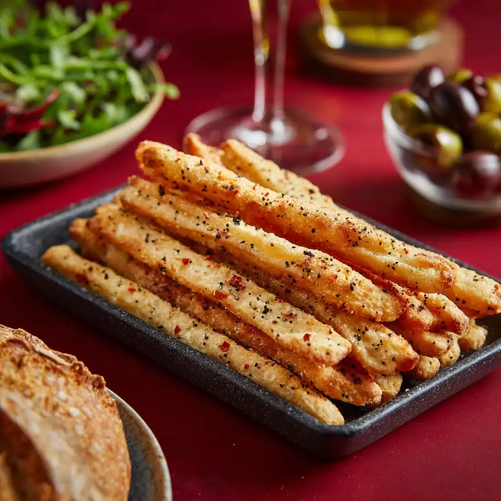 Spicy Cheese Straws Recipe - Recipe Image