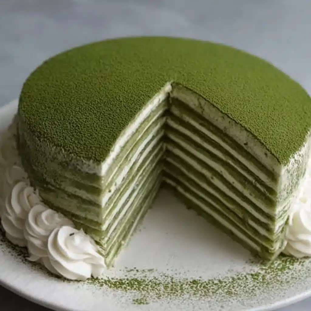Matcha Mille Crêpe Cake Recipe
