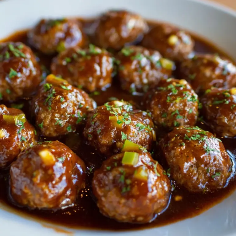 Cajun Meatballs in Brown Gravy Recipe